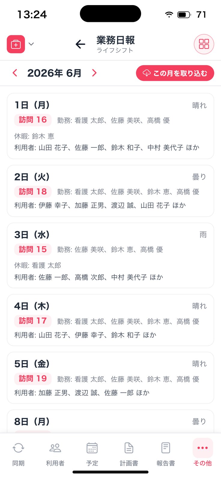 業務日報