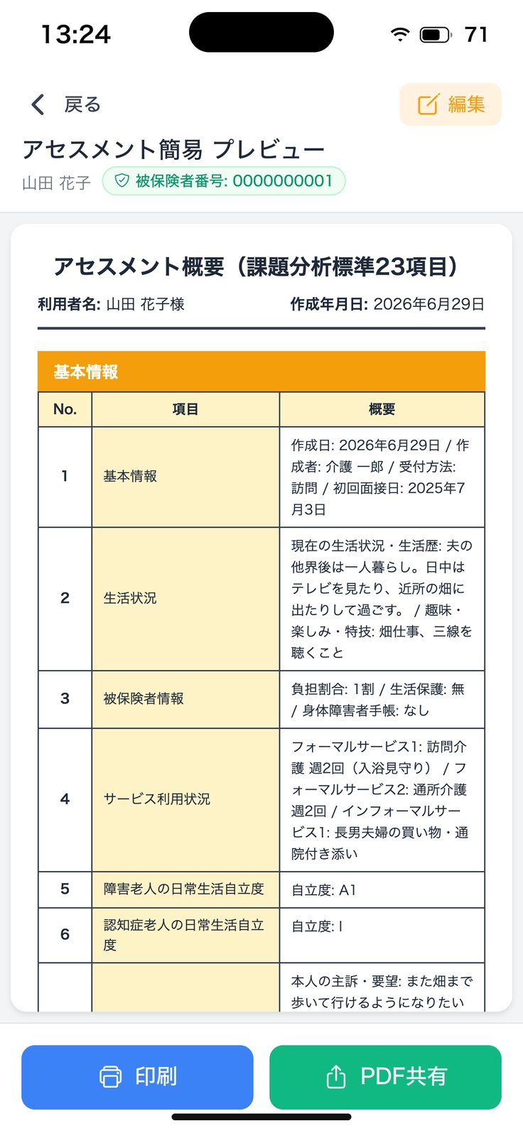 簡易（23項目）